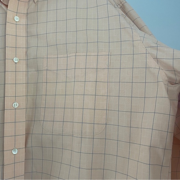 Jos. A. Bank Plaid Button Down Dress Shirt Men’s Large Traveler’s Collection - Picture 8 of 8